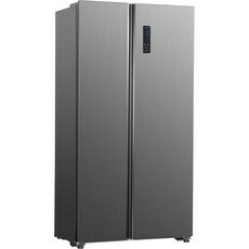 캐리어 클라윈드 피트인 양문형 냉장고 방문설치, 실버메탈, KRNS438SPH1