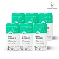 비타민하우스 데일리 중성비타민C 6병(12개월분), 6개, 단품