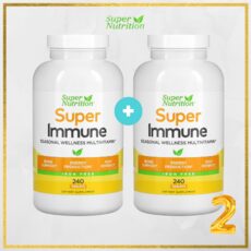 슈퍼뉴트리션 슈퍼이뮨 멀티비타민 240정 땡땡뉴트리션 땡땡이뮨 / Super Nutrition Super Immune Multivitamin 240 2병 Tablets, 2개