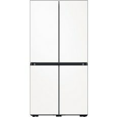 삼성전자 비스포크 프리스탠딩 4도어 냉장고 875L 방문설치, 새틴 화이트, RF85B9111W6