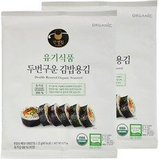 [만전김] 유기식품 구운 김밥김 10p, 22g, 2개