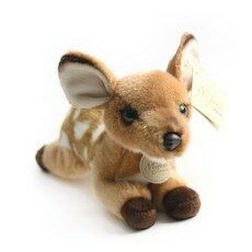 미요니 아기사슴 봉제인형 소, 18cm, 혼합색상