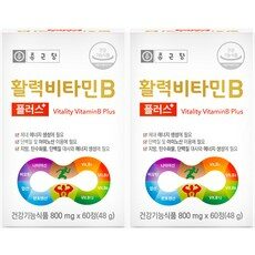 종근당 활력비타민B 플러스, 60정, 2박스