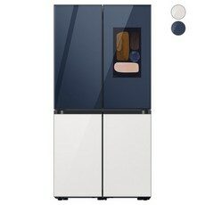[색상선택형] 삼성전자 비스포크 4도어 패밀리허브 우상칸 프리스탠딩 냉장고 840L 방문설치