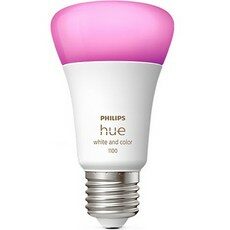  필립스 휴 화이트 & 컬러 앰비언스 1100 루멘 9W LED 전구, RGB, 1개 