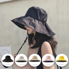  오제트 여름 자외선차단 휴대용 바캉스 등산 모자 